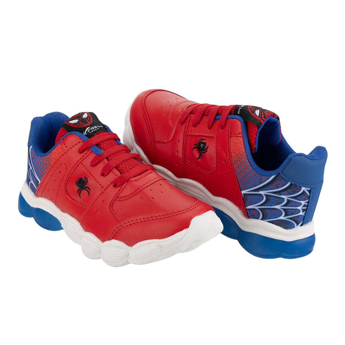 Tenis Moda Casuales Spider Man Niño Kings Lu 06313