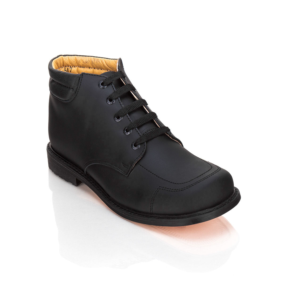 Zapato Ortopédico Negro Escolar Niño Ortoalisa 00239