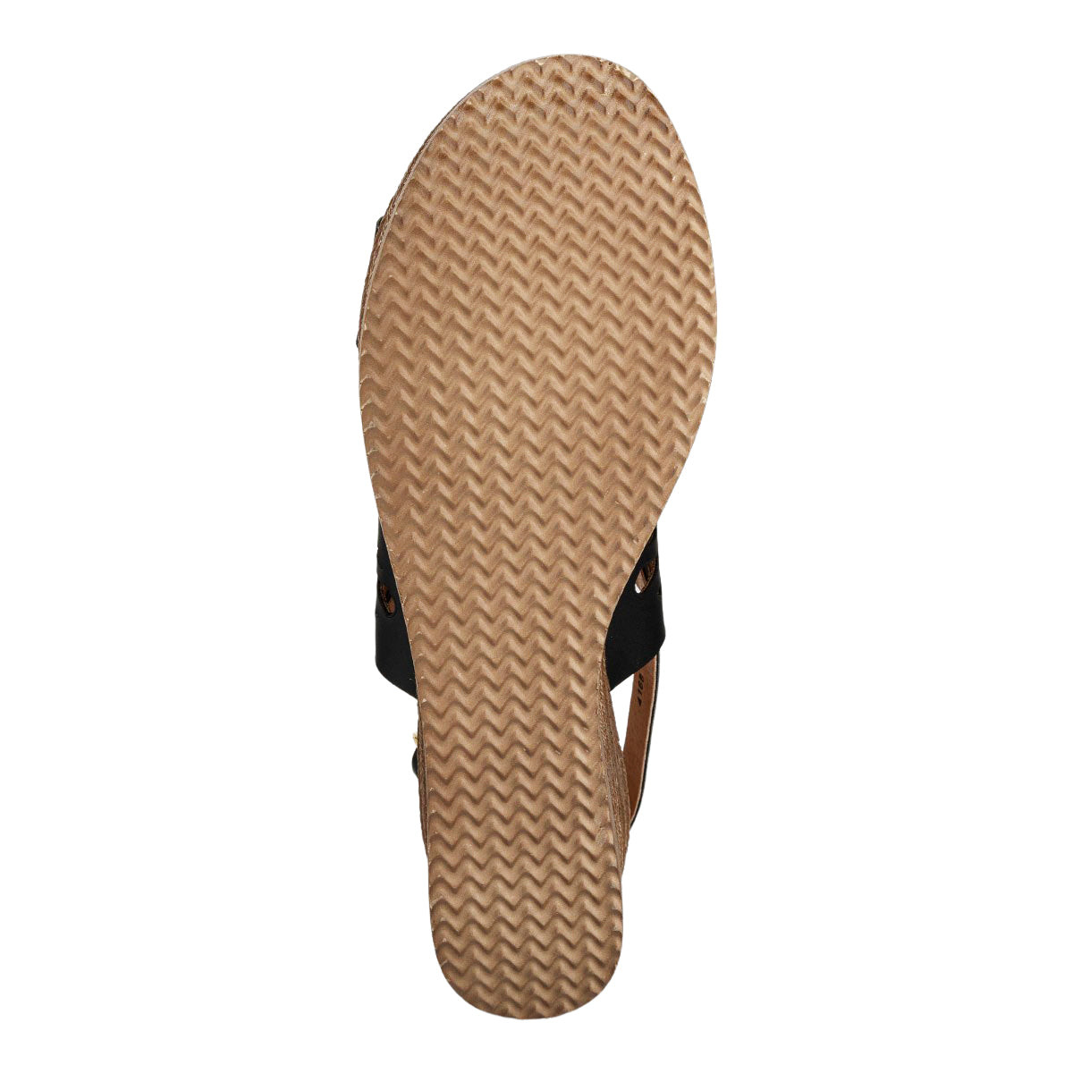 Sandalia Floral Cuña Para Mujer Joza 06502