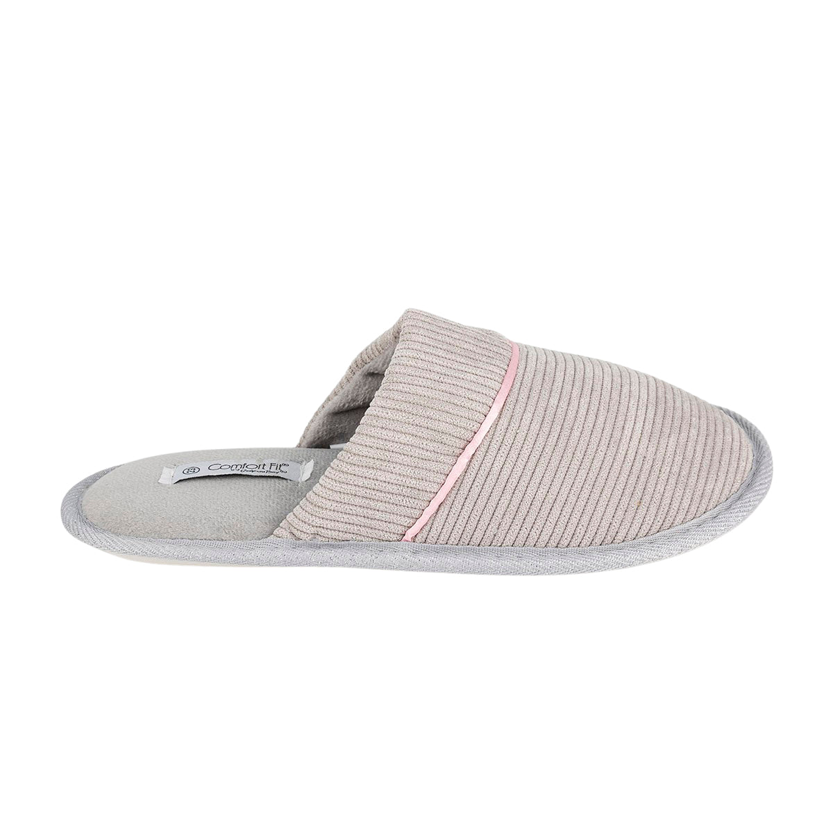 Pantufla Afelpada Abierta Dama Confort 05440