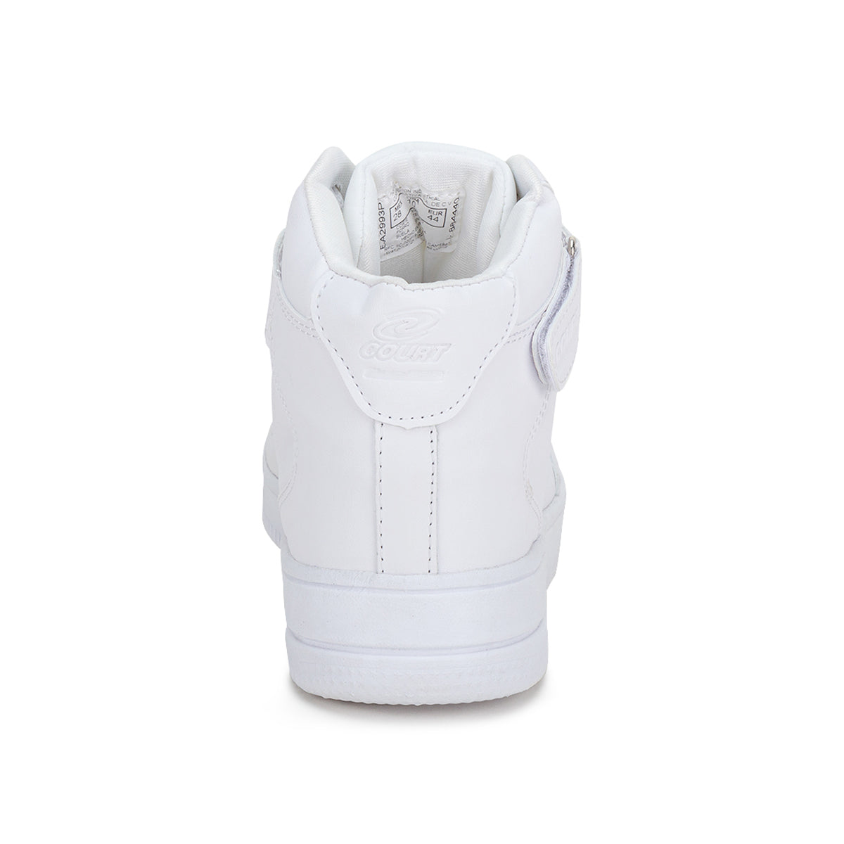 Tenis Blancos Escolar Bota Casual Moda Joven Court 00772 - Tres Reyes Zapaterías - México