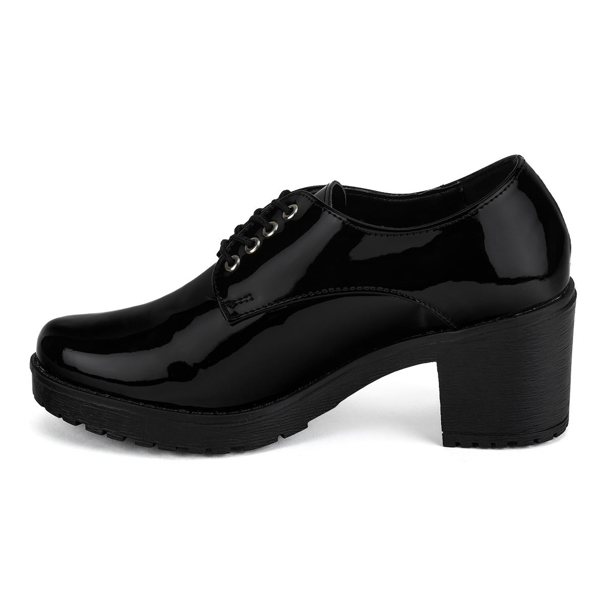 Zapato Tacón Charol Casual Dama Fusión 04850