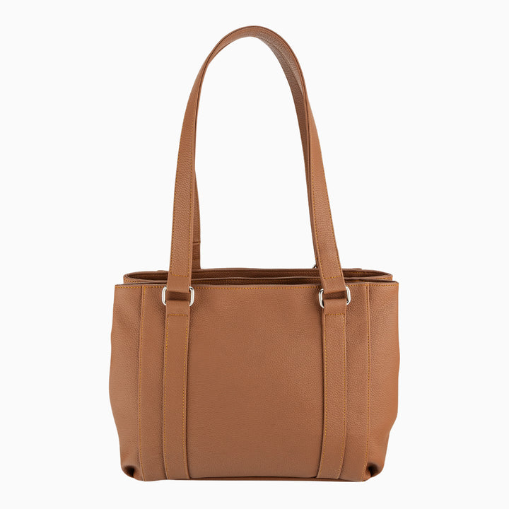 Bolsa color café de la marca Roger