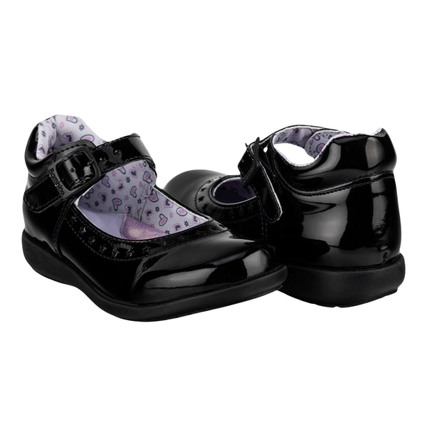 Zapato Escolar Casual Hebilla Niña Bambino 07162