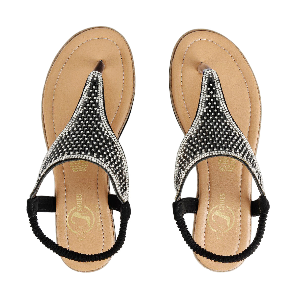 Sandalia Casual Brillos Playa Joza 04829