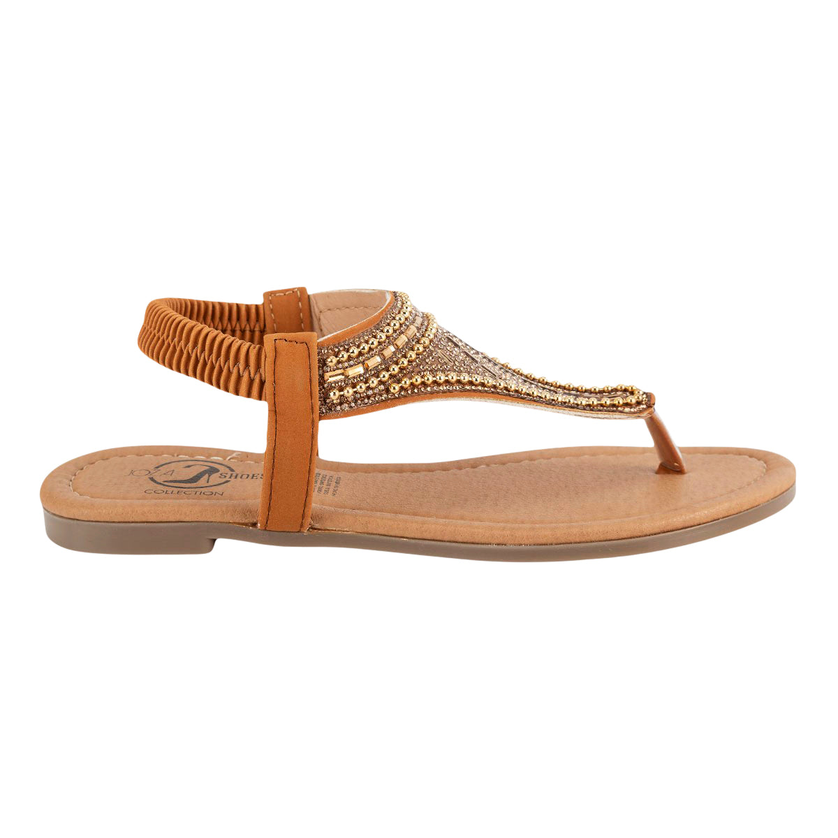 Sandalia Piso con Pedrería  Dama Joza 06506