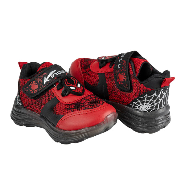 Tenis Spiderman Luces Led Niño Kings Lu 05628