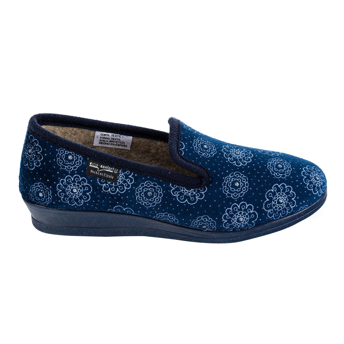 Pantufla Cómoda Flores Dama Extra Confort 03992-93