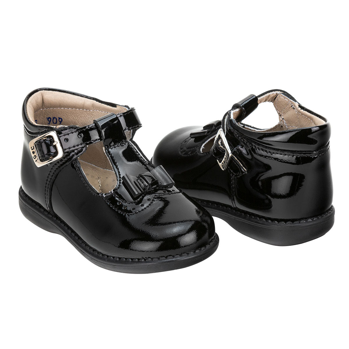 Zapato Botín Charol Moño Niña Dogi 01797