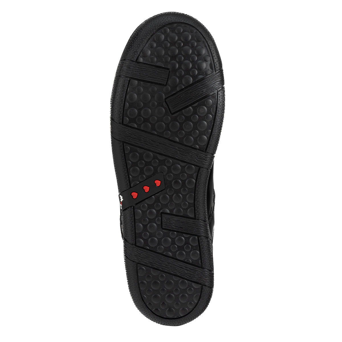 Zapato Escolar Corazón Negro Niña Nick&wick 05361