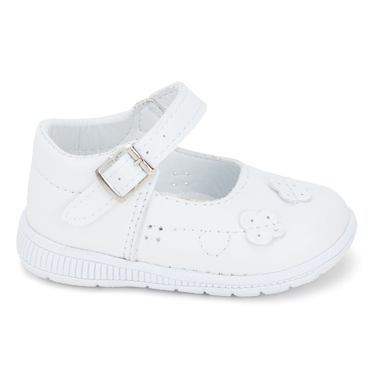 Zapato Blanco Hebilla Bebé Jerry 03172